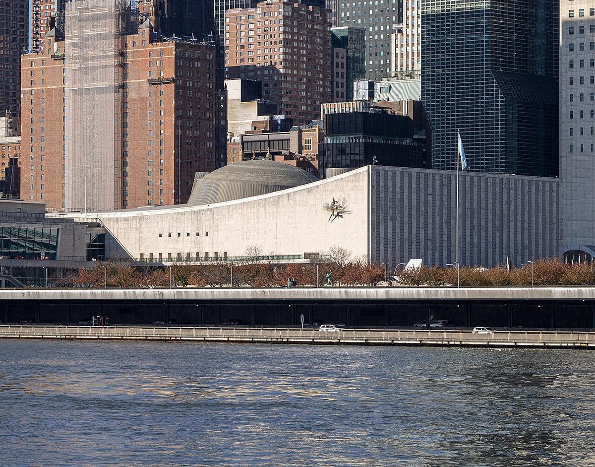 New York'ta Birleşmiş Milletler Genel Kurul binası