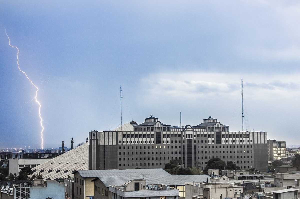 Exterior of the Islamic Consultative Assembly (Majlis) building in Iran