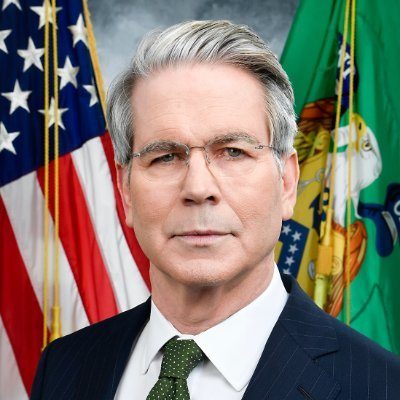ABD Hazine Bakanı Scott Bessent'in resmi portresi